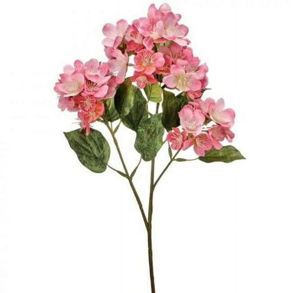 MDR Trading Inc. Pink Triple Spring Blossom Spray Artificial Flower