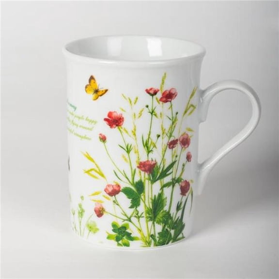 MDR Trading Inc. FP-MUG-R095_Q01 Porcelain Field Of Wild Flowers Mug