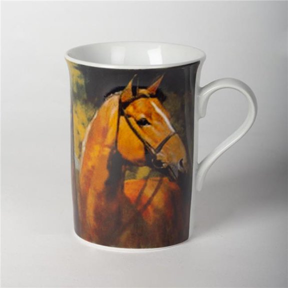 MDR Trading Inc. FP-MUG-29044_Q01 Porcelain Horse Mug