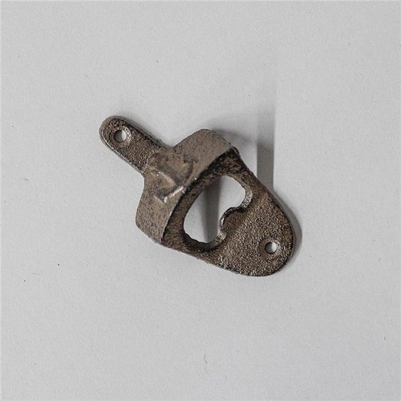 MDR Trading Inc. FP-KIN-063_Q01 Rustic Brown Open Here Wall Mounted Bottle Opener