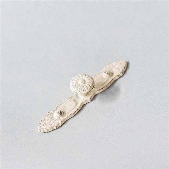 MDR Trading Inc. FP-KIN-031-C_Q01 Rustic Cream Color Cast Iron Drawer Knob