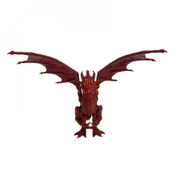 MDR Trading Inc. SC-105.43.1133 3D Printed Winged Sparkly Red Dragon Figurine