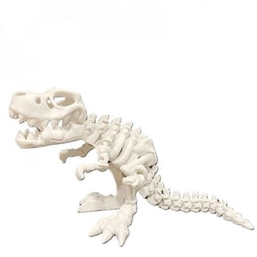 MDR Trading Inc. SC-105.72.719 3D Printed T Rex Skeleton Body In White Figurine