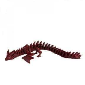 MDR Trading Inc. SC-105.75.726 3D Printed Sparkly Red Winged War Dragon Figurine