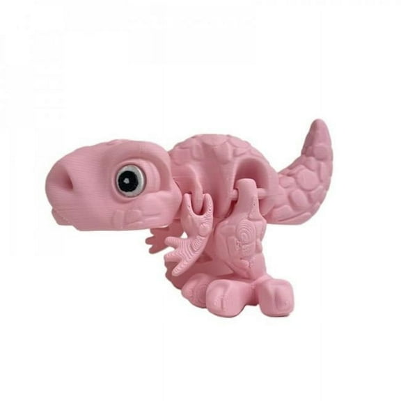 MDR Trading Inc. SC-105.75.728 3D Printed Pink Allosaurus Flexi Dinosaur Figurine