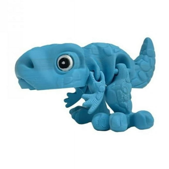 MDR Trading Inc. SC-105.75.730 3D Printed Blue Allosaurus Flexi Dinosaur Figurine