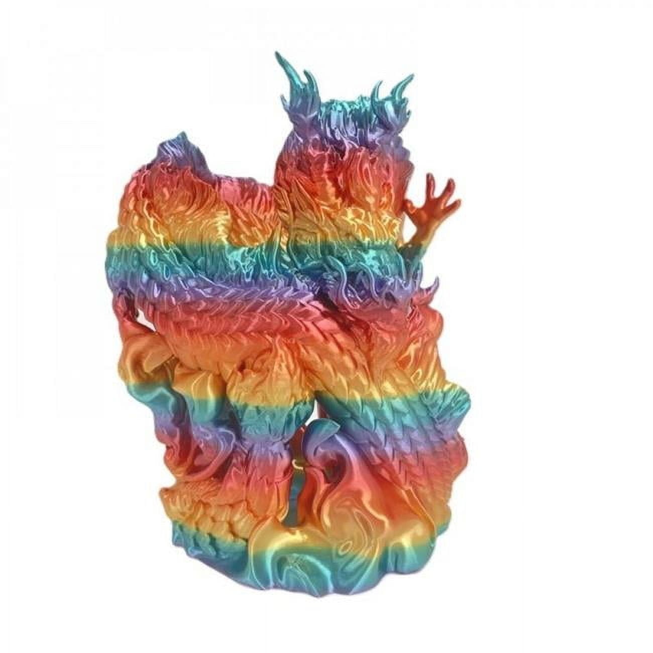 MDR Trading Inc. SC-105.84.1146 3D Printed Rainbow Colored Dragon Wine ...