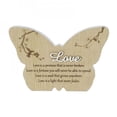 thumbnail image 1 of MDR Trading Inc. SC-SBP216 Love- Butterfly Shape With Saying Block Sign, 1 of 1