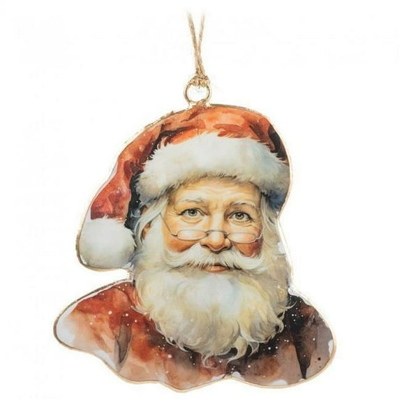 MDR Trading Inc. AB-37-IMPRINT-141_Q01 Santa With Spectacles Ornament
