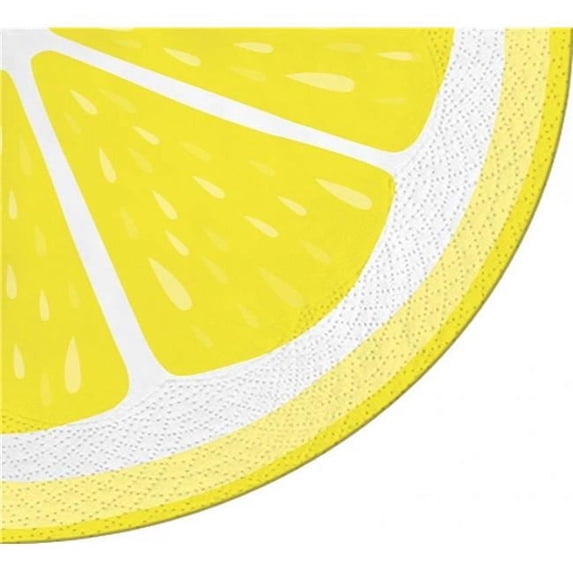 MDR Trading Inc. AB-88-LR-000100_Q01 Set Of 20 Round Just Lemon Napkins