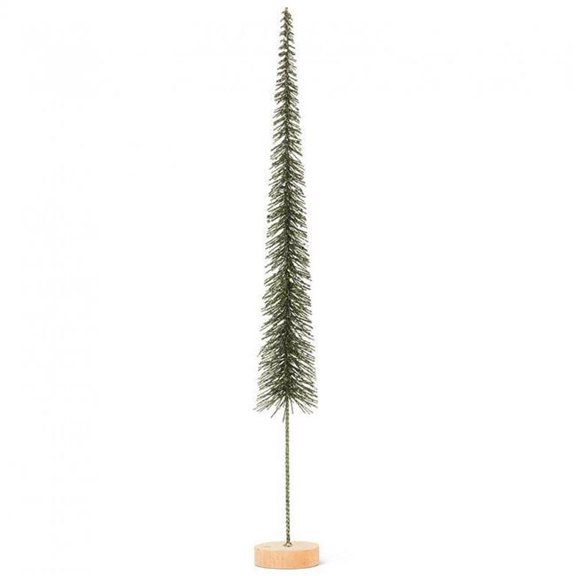 MDR Trading Inc. AB-27-GLITTER-LG-FOREST_Q01 Skinny Glitter Brush Tree Statuette