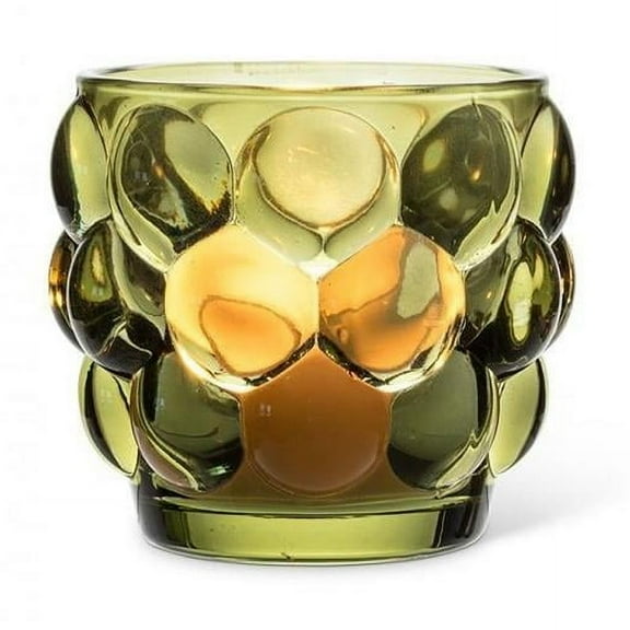 MDR Trading Inc. AB-27-METRO-925-MOSS Small Moss Green Bubble Votive Candle Holder