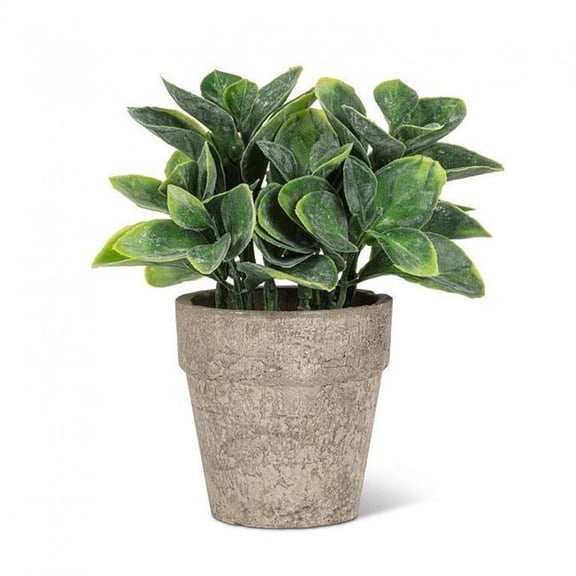 MDR Trading Inc.  Small Spade Leaf Plant In A Pot Faux Plants And Trees