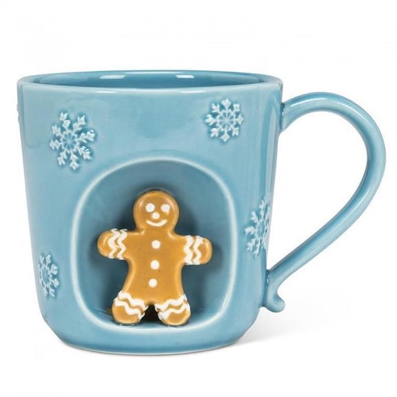 MDR Trading Inc. AB-27-ALCOVE-641_Q01 Snowflake With Gingerbread Man Mug