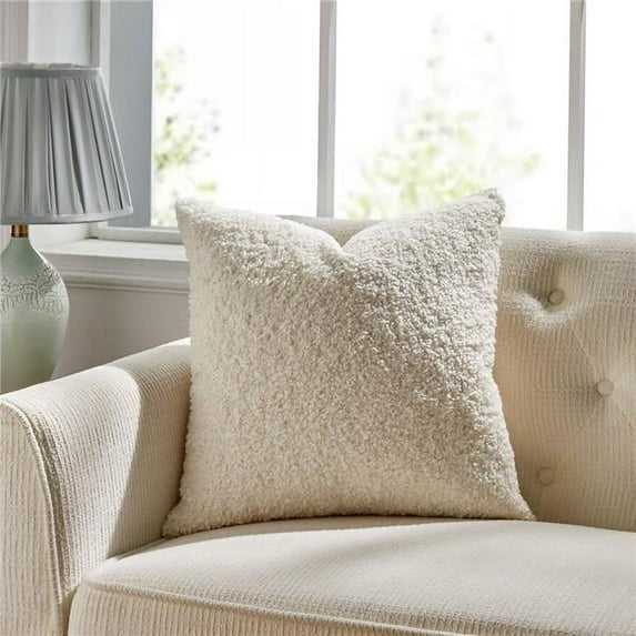 MDR Trading Inc. HU-CG2020EGIVOP Square Ivoryboucle With Polyester Insert Pillow
