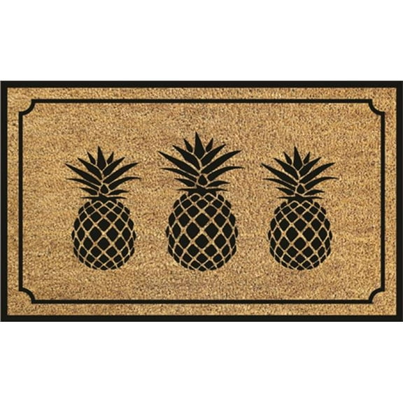 MDR Trading Inc. VA-EP22 3 Pineapples Doormat