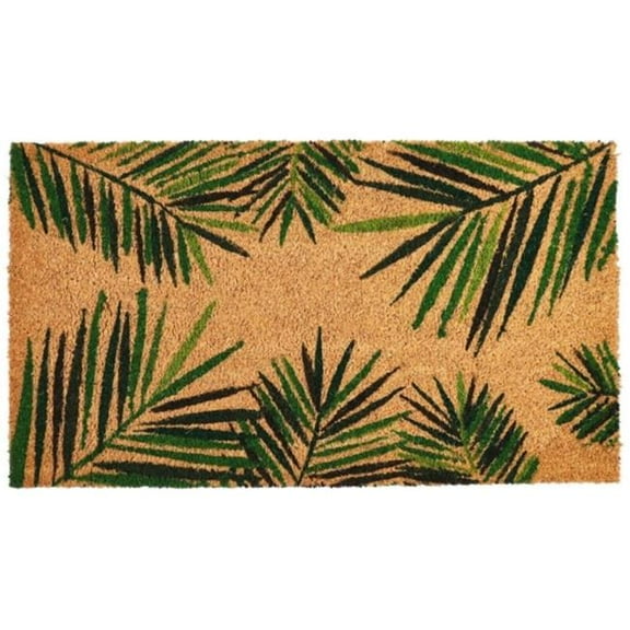 MDR Trading Inc. VA-EP69 Fern Leaves Pattern Doormat