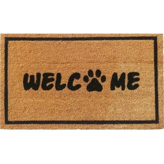 MDR Trading Inc. VA-EP92 Welcome With A Paw Print O Doormat