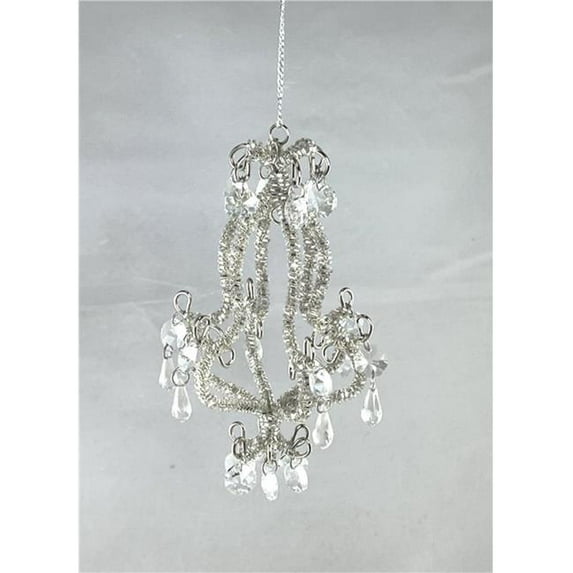 MDR Trading Inc. VL-XM4319-12_Q01 Clear Beaded Chandelier Ornament