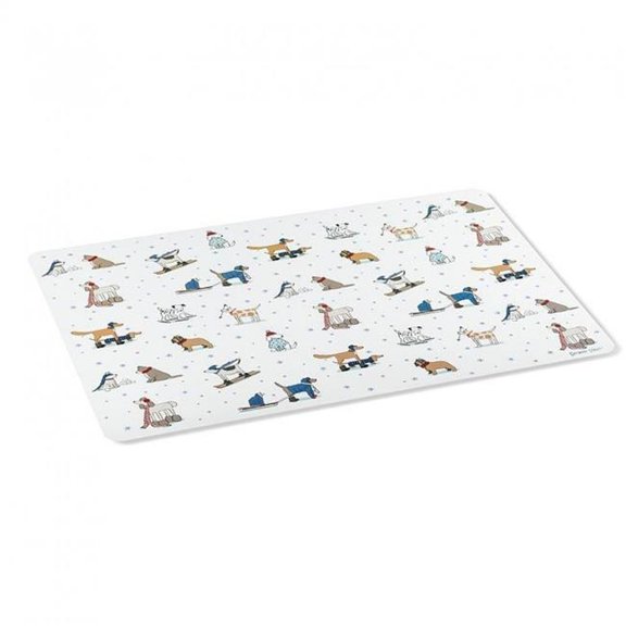 MDR Trading Inc. AB-27-TABLEMAT-WINTERDOGS_Q01 Winter Sports Dogs Placemat