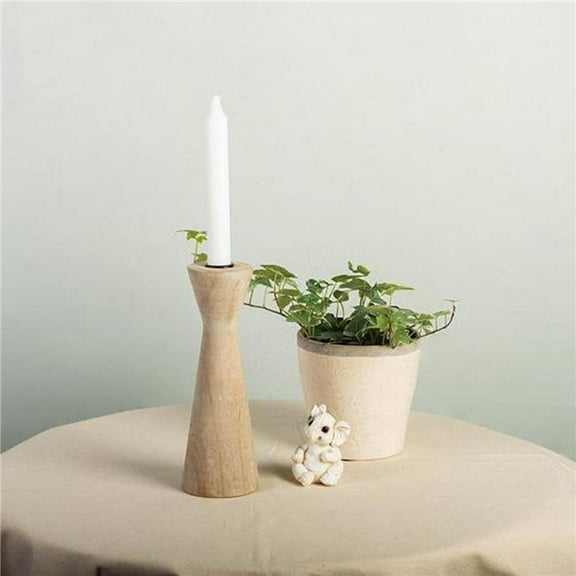 MDR Trading Inc. FP-WEN-16915-02_Q01 Wooden Taper Candle Holder