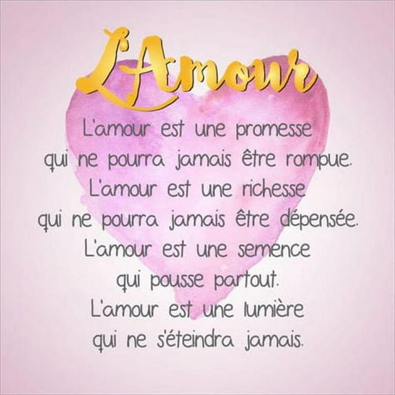 MDR Trading L Amour LED Signed Disant Block Sign