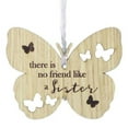 thumbnail image 1 of MDR Trading SC-BBY507 Wood Veneer Butterfly There is No Friend Like a Sister Ornament, 1 of 1
