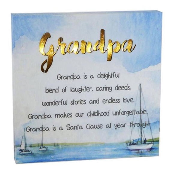 MDR Trading SC-BX606 Grandpa LED Block Sign with Saying