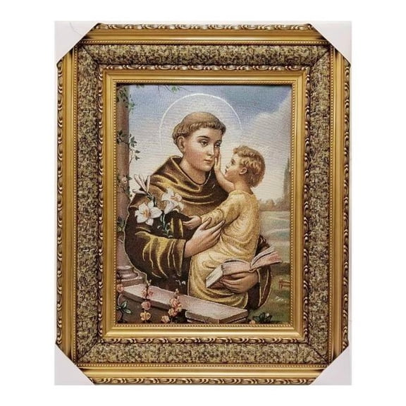 MDR Trading SC-YL354 Saint Anthony Framed Tapestry