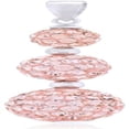thumbnail image 1 of MDR Trading SS-PZ631LPH-S 36 mm Silver with 3 Pink Crystal Balls Pendant, 1 of 2