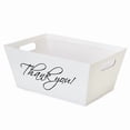 thumbnail image 1 of MDR Trading  White with Gold Thank You Basket, 1 of 1