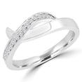 thumbnail image 1 of MDR170054-3.25 0.16 CTW Round Diamond Cocktail Ring in 14K White Gold - 3.25, 1 of 1