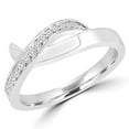 thumbnail image 1 of MDR170054-7.75 0.16 CTW Round Diamond Cocktail Ring in 14K White Gold - 7.75, 1 of 1