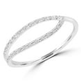 thumbnail image 1 of MDR170056-5.75 0.1 CTW Round Diamond Cocktail Ring in 14K White Gold - 5.75, 1 of 1