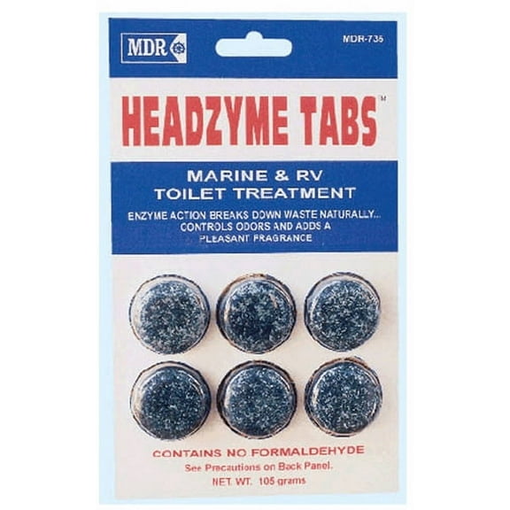 MDRC HEADZYME TABS 6/PK