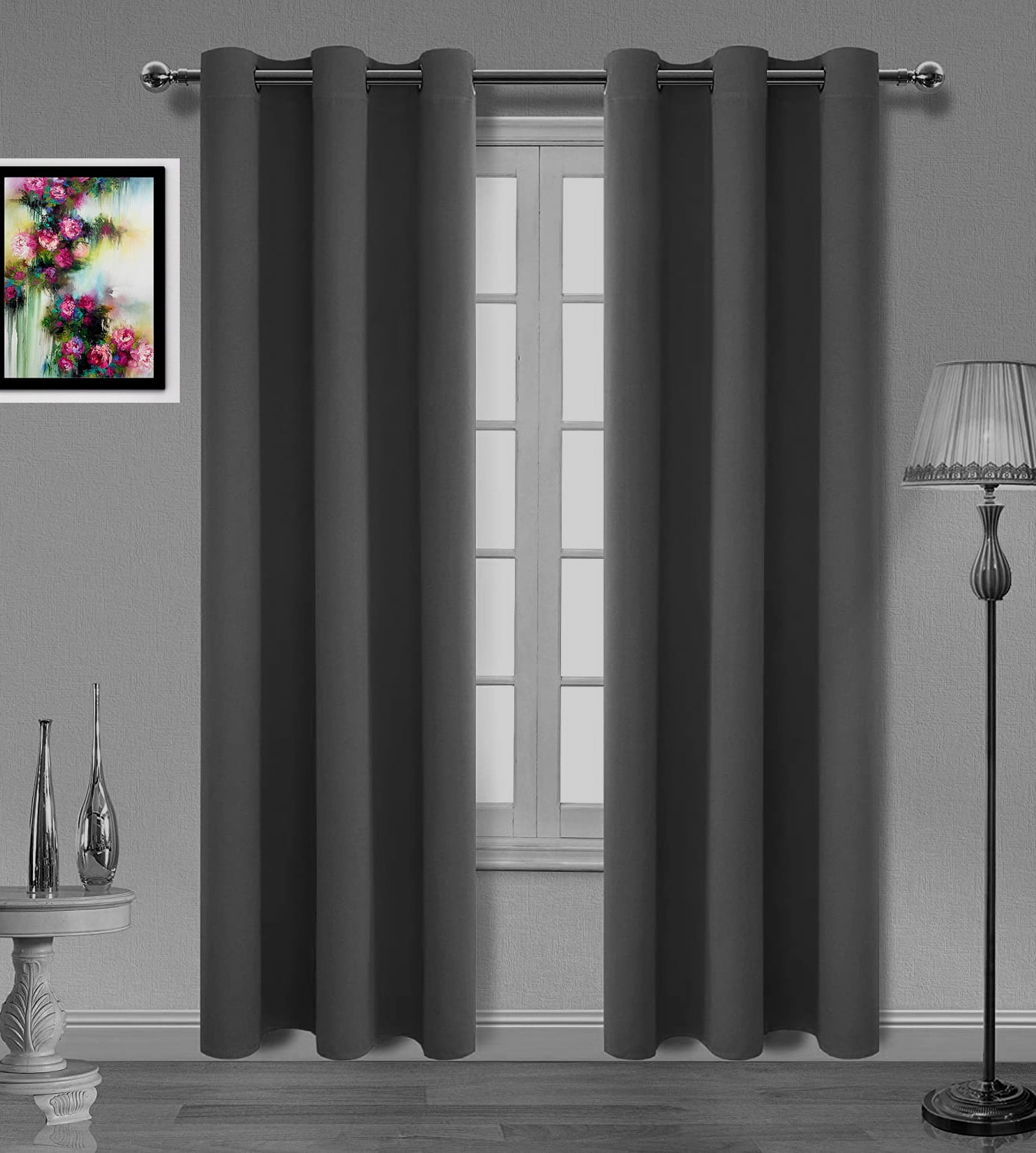 MDS Blackout Curtains for Living Room and Bedroom Thermal Insulated ...