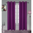 thumbnail image 1 of MDS Blackout Curtains for Living Room and Bedroom Thermal Insulated Grommet Room Darkening Draperies 1 Panel (Royal Purple 52x108), 1 of 7