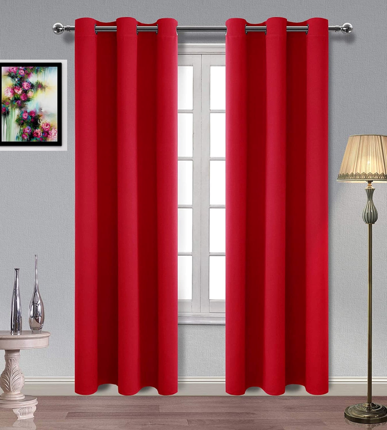 MDS Blackout Curtains for Living Room and Bedroom Thermal Insulated ...