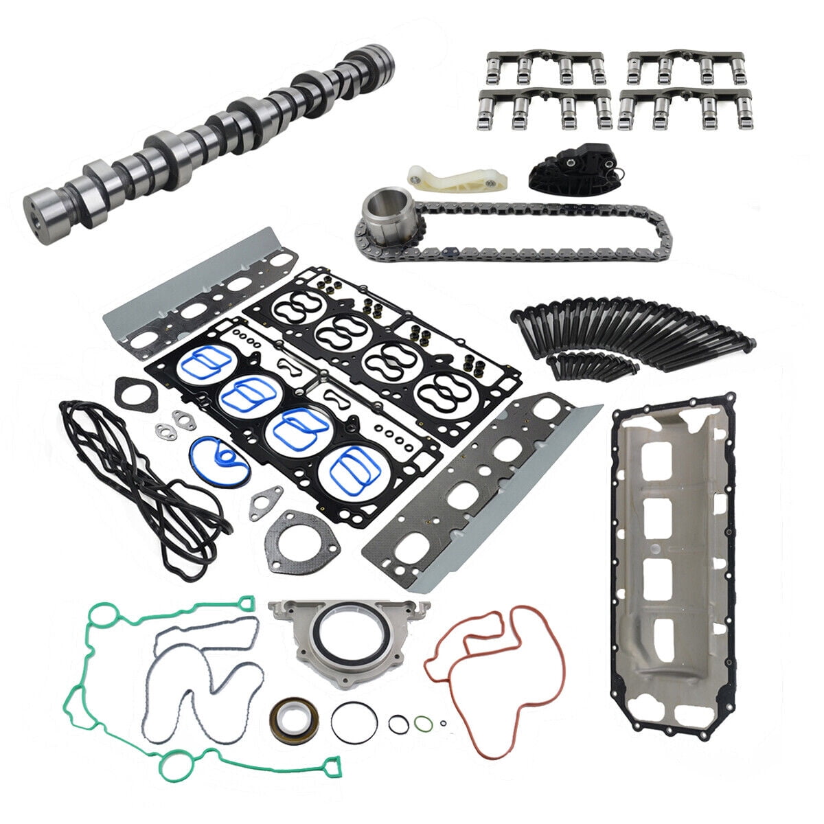 MDS Lifters Camshaft Timing Chain Valve Cover Gasket Kit for Dodge Ram 1500 5.7L V8 HEMI 0915