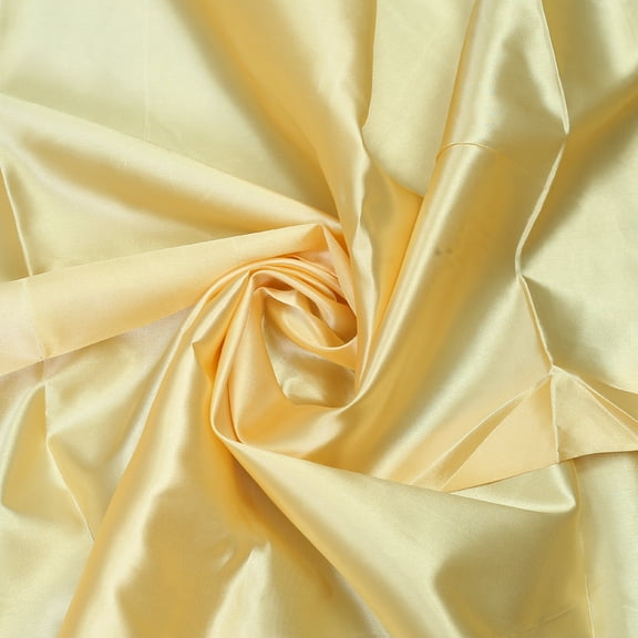 MDS Pack of 10 Yard Charmeuse Bridal SOLID Satin Fabric for Wedding Dress Fashion Crafts Costumes Decorations Silky Satin 44” beige