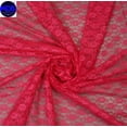 thumbnail image 1 of MDS Pack of 100 Yard Solid Lace Trim Fabric for Wedding Decoration by 55”- Magenta, 1 of 5