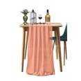 thumbnail image 1 of MDS Pack of 12 Wedding 27 x 120 inch Chiffon Table Runner for Wedding Decoration 10ft Runners - Peach, 1 of 3