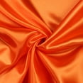 thumbnail image 1 of MDS Pack of 15 Yard Charmeuse Bridal SOLID Satin Fabric for Wedding Dress Fashion Crafts Costumes Decorations Silky Satin 44” Orange, 1 of 5