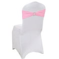 thumbnail image 1 of MDS Pack of 200 Spandex Chair Sashes Bow Ties With Buckle for Wedding - Pink, 1 of 6