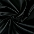 thumbnail image 1 of MDS Pack of 25 Yard Charmeuse Bridal SOLID Satin Fabric for Wedding Dress Fashion Crafts Costumes Decorations Silky Satin 44” Black, 1 of 5