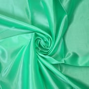 MDS Pack of 5 Yard Charmeuse Bridal SOLID Satin Fabric for Wedding Dress Fashion Crafts Costumes Decorations Silky Satin 44” MInt