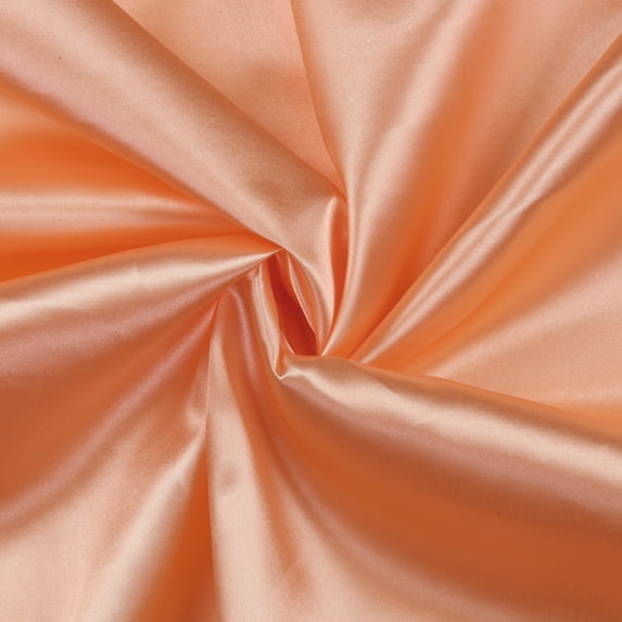 MDS Pack of 50 Yard Charmeuse Bridal SOLID Satin Fabric for Wedding Dress Fashion Crafts Costumes Decorations Silky Satin 44” Pitch