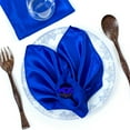thumbnail image 1 of MDS Set of 100 Satin Napkin 20x20 Inch Square Napkins for Wedding - Royal Blue, 1 of 6