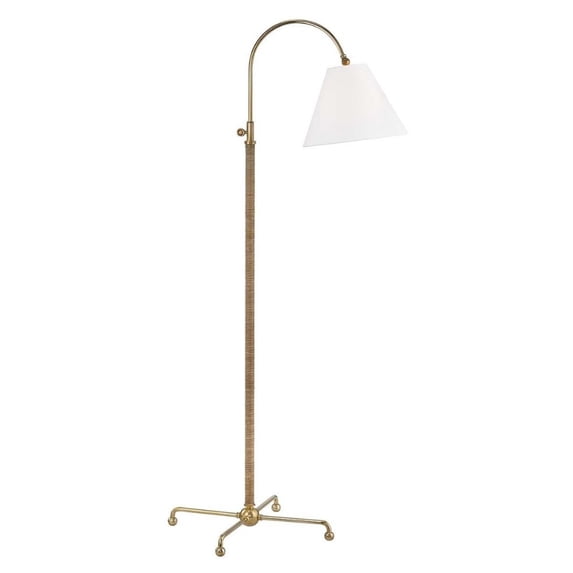 MDSL503-AGB-Hudson Valley Lighting-Curves No.1 - 1 Light Floor Lamp