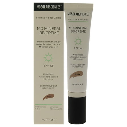 MDSolarSciences MD Mineral BB Cream SPF 50 - Dark , 1.23 oz Makeup